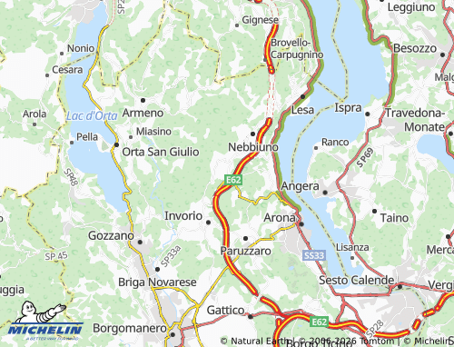 Mappa MICHELIN Ghevio - ViaMichelin