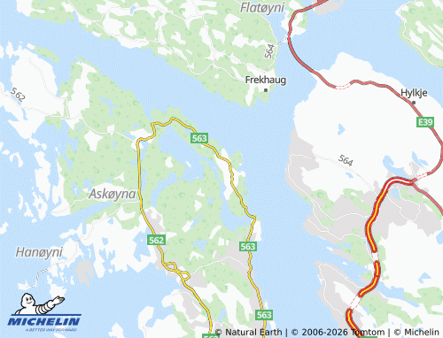 MICHELIN-Landkarte Plassfjellet - ViaMichelin