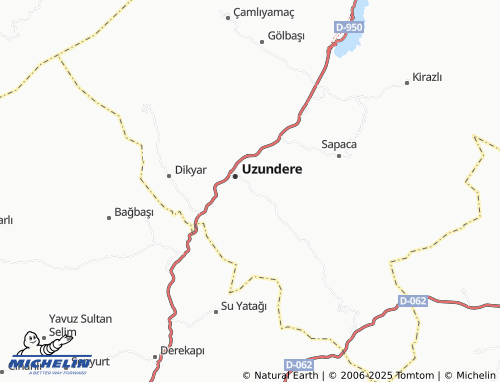 MICHELIN-Landkarte Uzundere Mahallesi - ViaMichelin