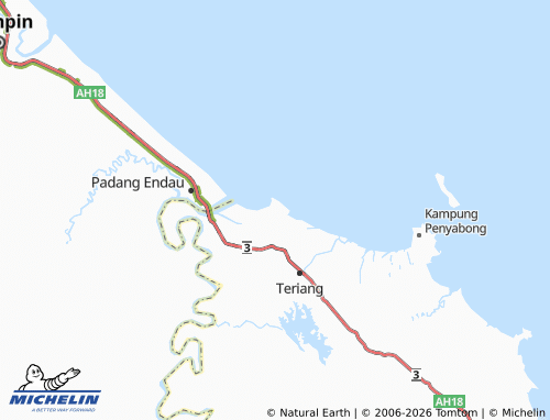 MICHELIN-Landkarte Tanjung Kempit - ViaMichelin