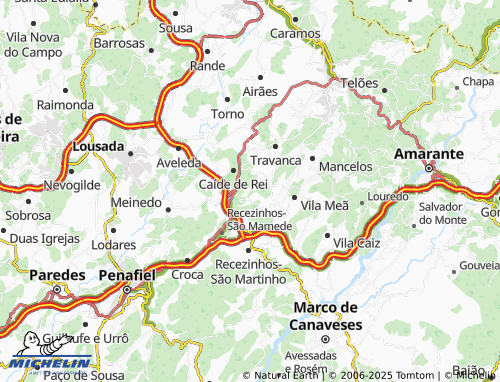 Mapa MICHELIN Além - ViaMichelin