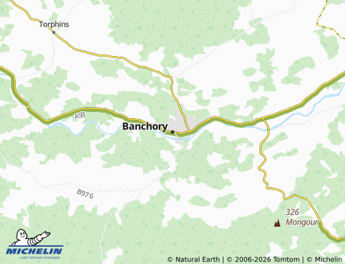 Carte MICHELIN Banchory - ViaMichelin
