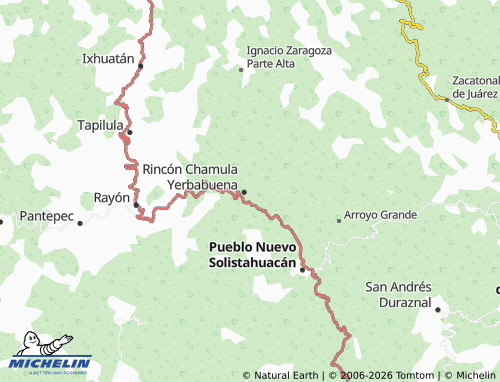 Mappa MICHELIN Tierra Nacional - ViaMichelin