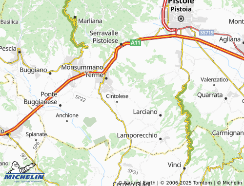 Mapa MICHELIN Pozzarello - ViaMichelin