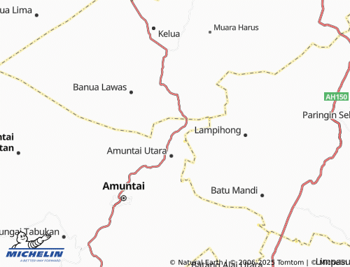 MICHELIN Padang Luar map - ViaMichelin