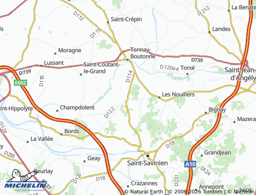 Mapa MICHELIN Archingeay - ViaMichelin