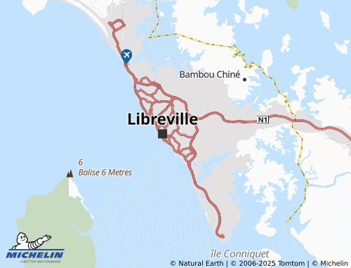 MICHELIN Likouala map - ViaMichelin