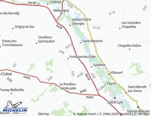 Carte MICHELIN La Nacelle - ViaMichelin