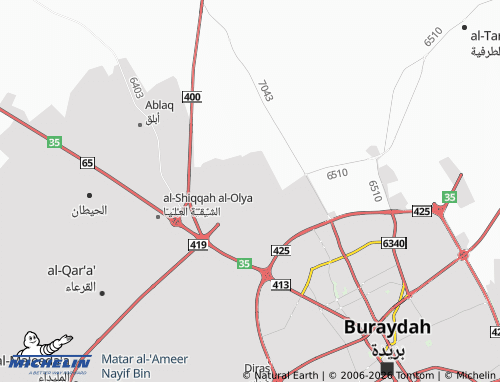MICHELIN-Landkarte al-Tawfeeq - ViaMichelin