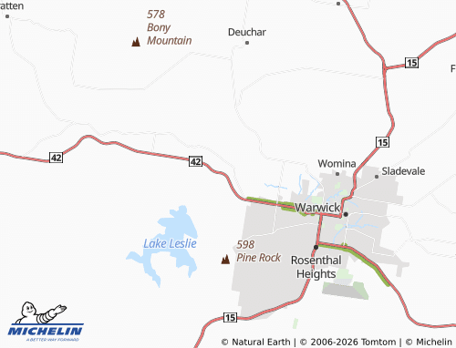 Mapa MICHELIN Allan - ViaMichelin