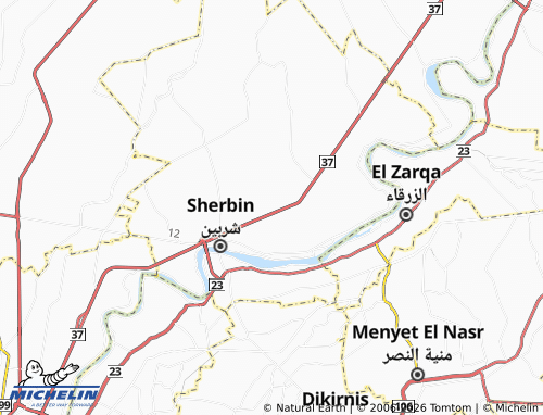 MICHELIN El Saadeyah map - ViaMichelin