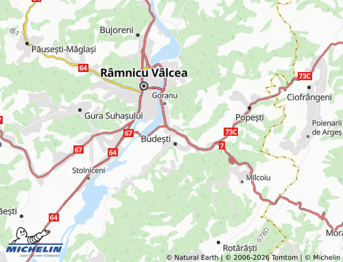 MICHELIN-Landkarte Racovița - ViaMichelin