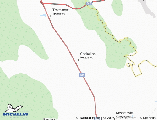 MICHELIN-Landkarte Chekalino - ViaMichelin