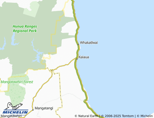 MICHELIN Kaiaua map - ViaMichelin
