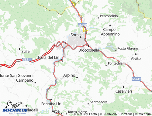 MICHELIN Carnello map - ViaMichelin