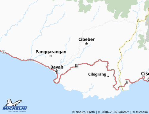 MICHELIN Bayah Timur map - ViaMichelin