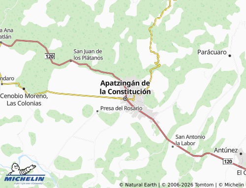Mapa MICHELIN Las Albercas - ViaMichelin