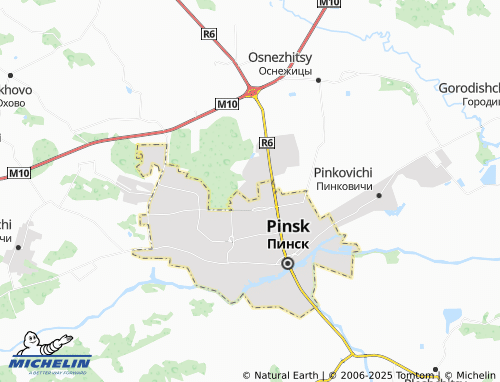 MICHELIN Zapol'ye map - ViaMichelin
