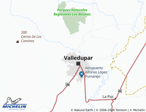 Mapa MICHELIN Pedro Nel Martínez - ViaMichelin