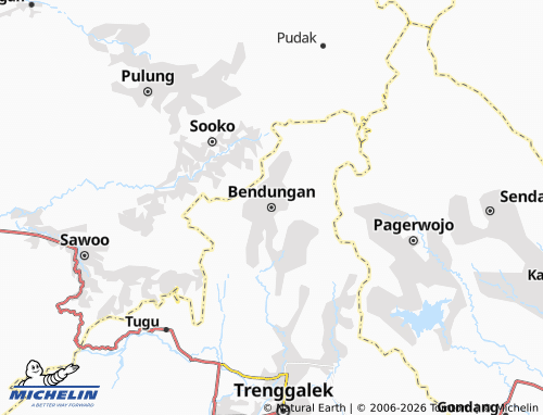 Carte MICHELIN Bendungan - ViaMichelin
