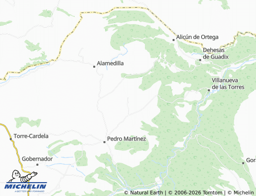 MICHELIN-Landkarte Fuente Caldera - ViaMichelin