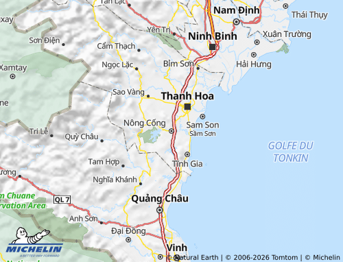 MICHELIN Nông Cống map - ViaMichelin