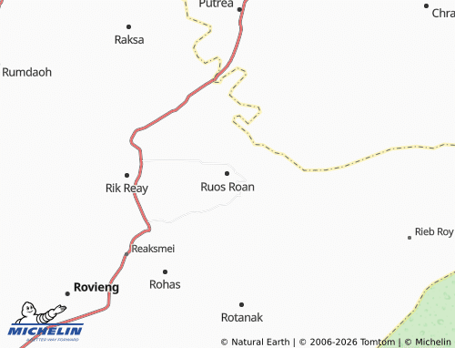 Mappa MICHELIN Ruos Roan - ViaMichelin