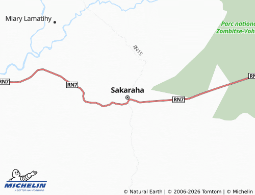Mappa MICHELIN Sakaraha - ViaMichelin