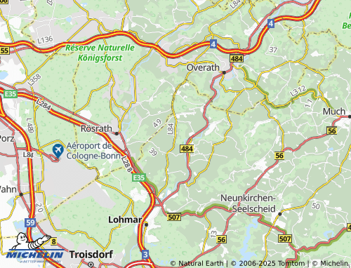 MICHELIN Scheid map - ViaMichelin