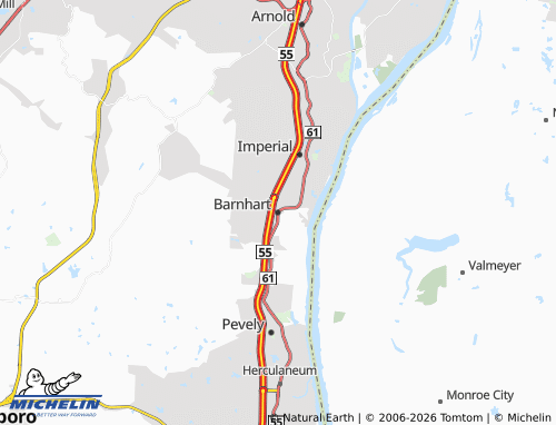 Mapa MICHELIN Barnhart - ViaMichelin