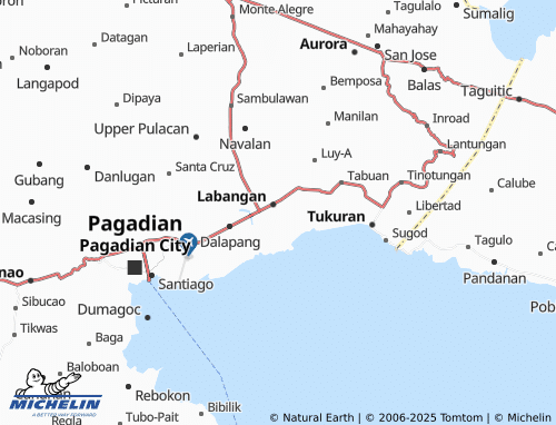 MICHELIN Lower Campo Islam map - ViaMichelin