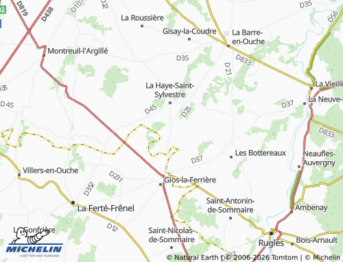 MICHELIN Chambord map - ViaMichelin