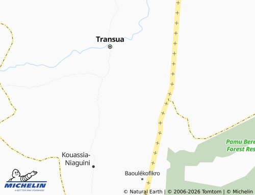 MICHELIN-Landkarte Kouainkroum - ViaMichelin