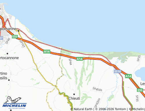 Mapa MICHELIN Fantina Prima - ViaMichelin