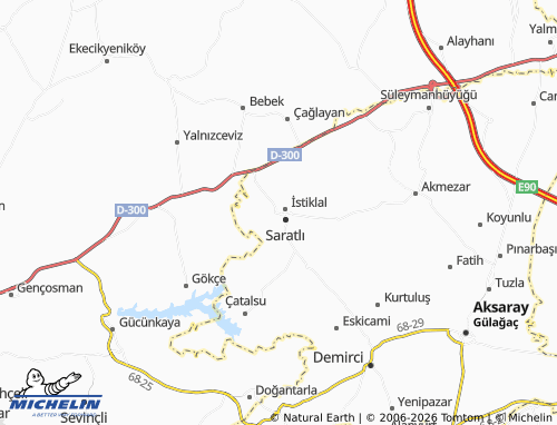 MICHELIN Zafer map - ViaMichelin