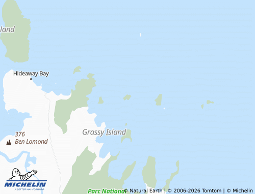 MICHELIN Gumbrell Island map - ViaMichelin