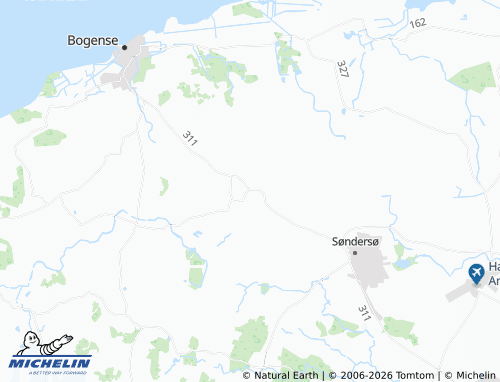 MICHELIN Særslev map - ViaMichelin