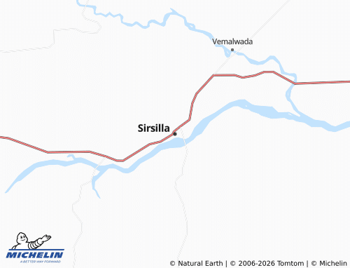 MICHELIN-Landkarte Sirsilla - ViaMichelin