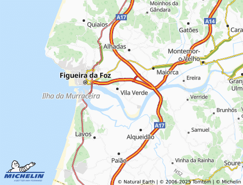 Carte MICHELIN Casal da Marinha - ViaMichelin