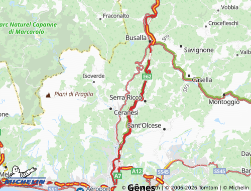 Mapa MICHELIN Mignanego - ViaMichelin