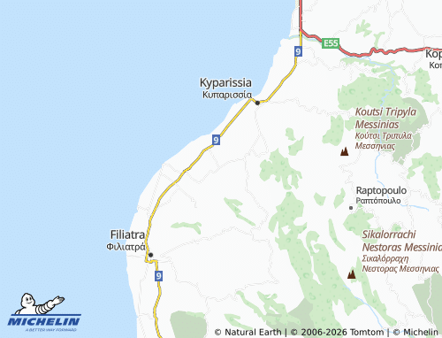 MICHELIN Spilia map - ViaMichelin