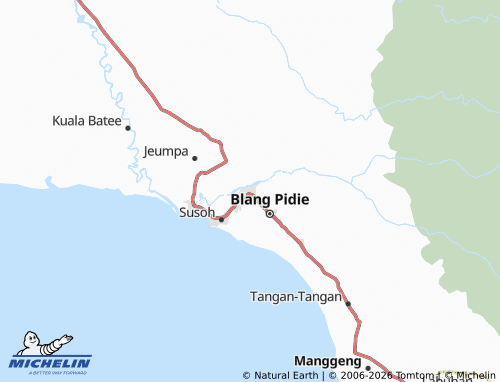 Mapa MICHELIN Kuta Tinggi - ViaMichelin