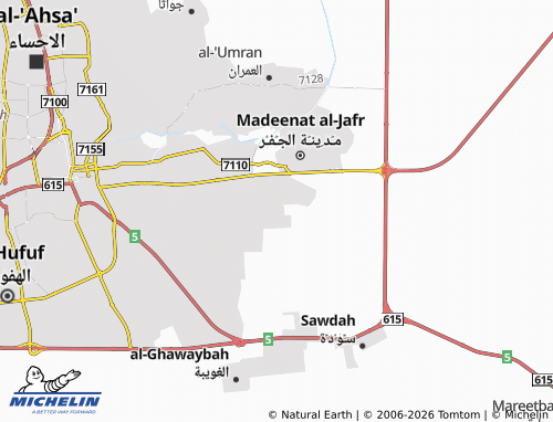 MICHELIN-Landkarte al-Basateen - ViaMichelin