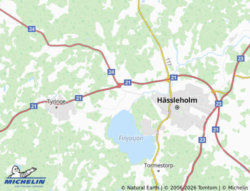 Carte MICHELIN Finja - ViaMichelin