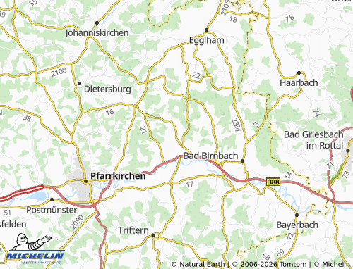 MICHELIN Lederling map - ViaMichelin