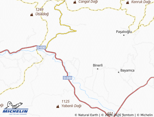 MICHELIN Oğlakçılar map - ViaMichelin