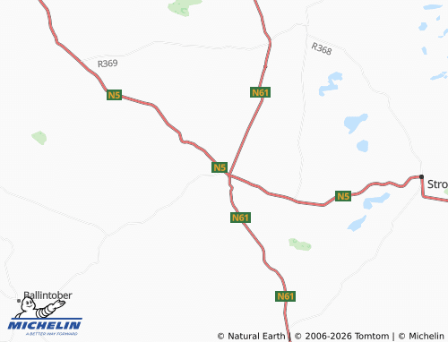 Mapa MICHELIN Tulsk - ViaMichelin