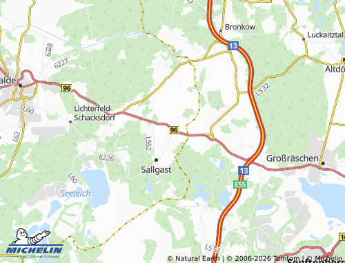 MICHELIN Dollenchen map - ViaMichelin