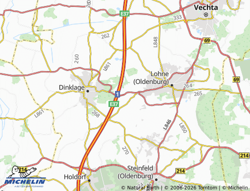 Carte MICHELIN Bramlage - ViaMichelin