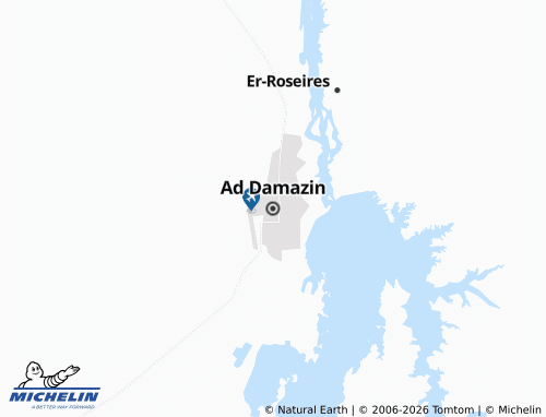 MICHELIN Ad Damazin map - ViaMichelin